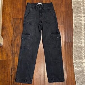 Womens Black Cargo Pants/Jeans